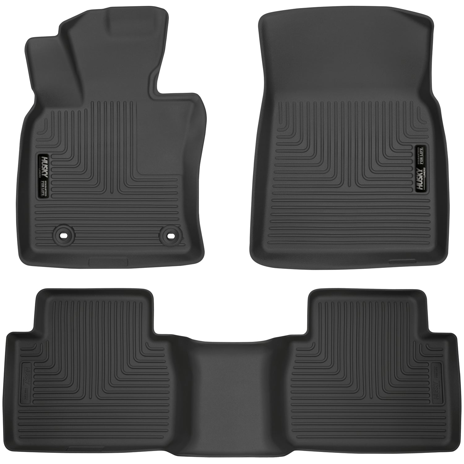 Weatherbeater - Front & 2nd Seat Floor Liners by Husky Liners