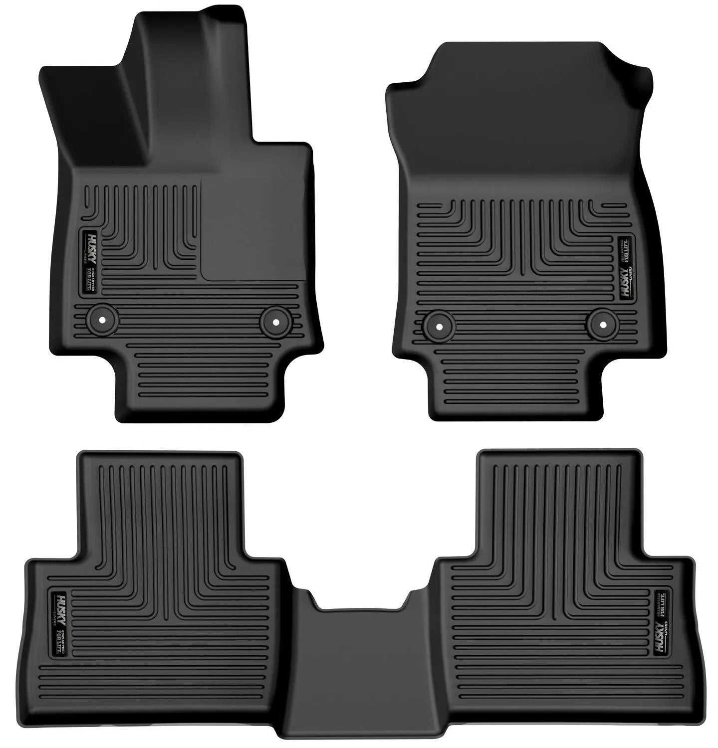Weatherbeater - Front & 2nd Seat Floor Liners by Husky Liners
