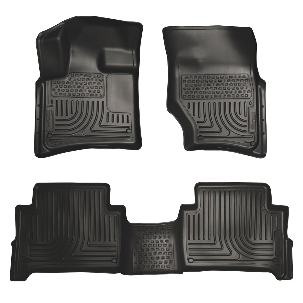 Husky Liners Weatherbeater - Front & 2nd Seat Floor Liners 96421 by Husky Liners