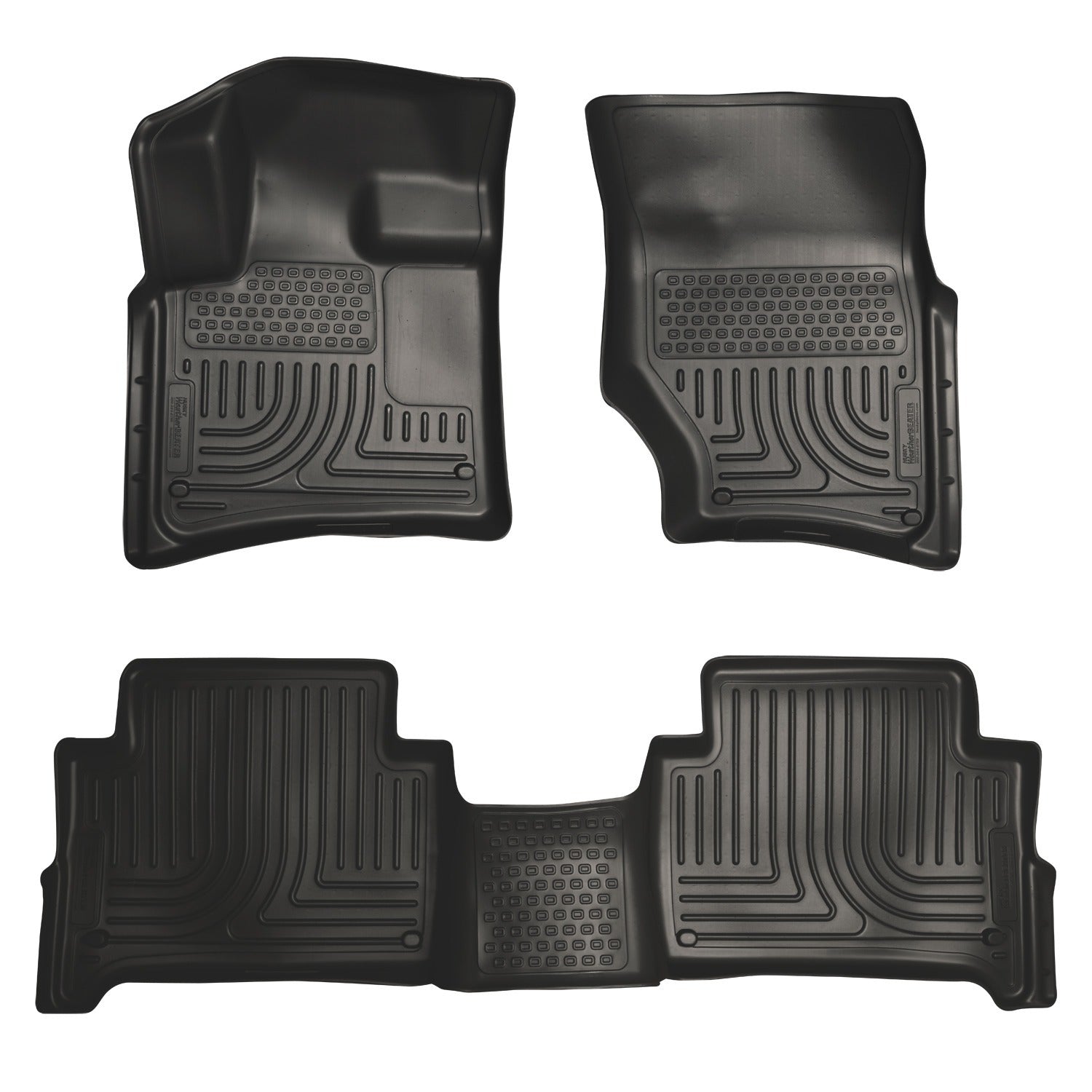 Husky Liners Weatherbeater - Front & 2nd Seat Floor Liners 96421 by Husky Liners
