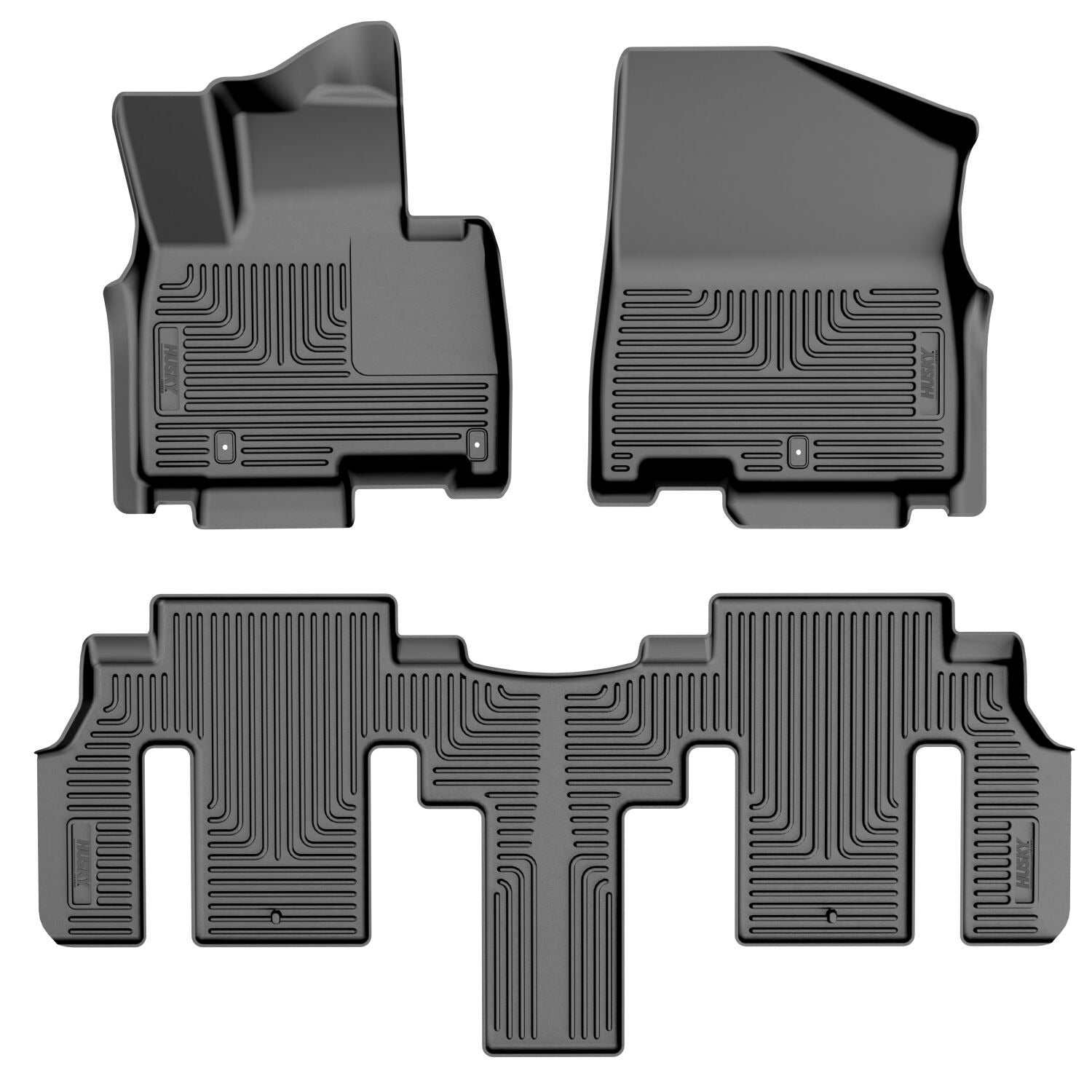 Husky Liners Weatherbeater - Front & 2nd Seat Floor Liners 96611 by Husky Liners