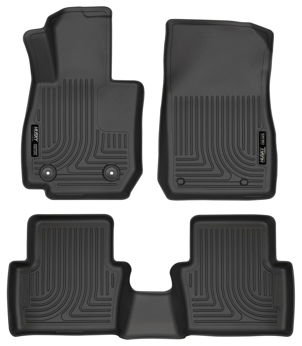Husky Weatherbeater Front & 2nd Seat Floor Liners 96701 by Husky Liners