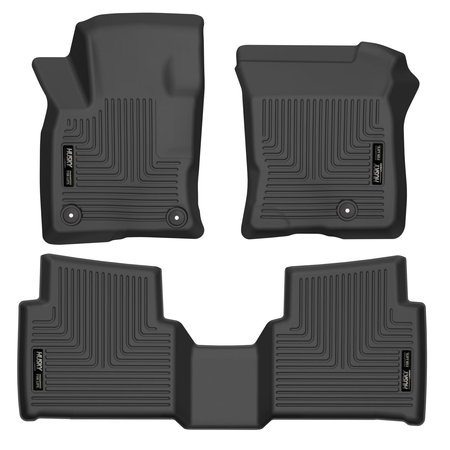 Weatherbeater - Front & 2nd Seat Floor Liners by Husky Liners