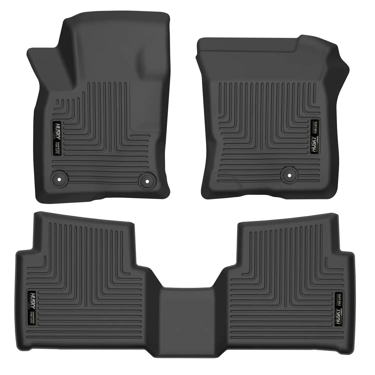 Weatherbeater - Front & 2nd Seat Floor Liners by Husky Liners