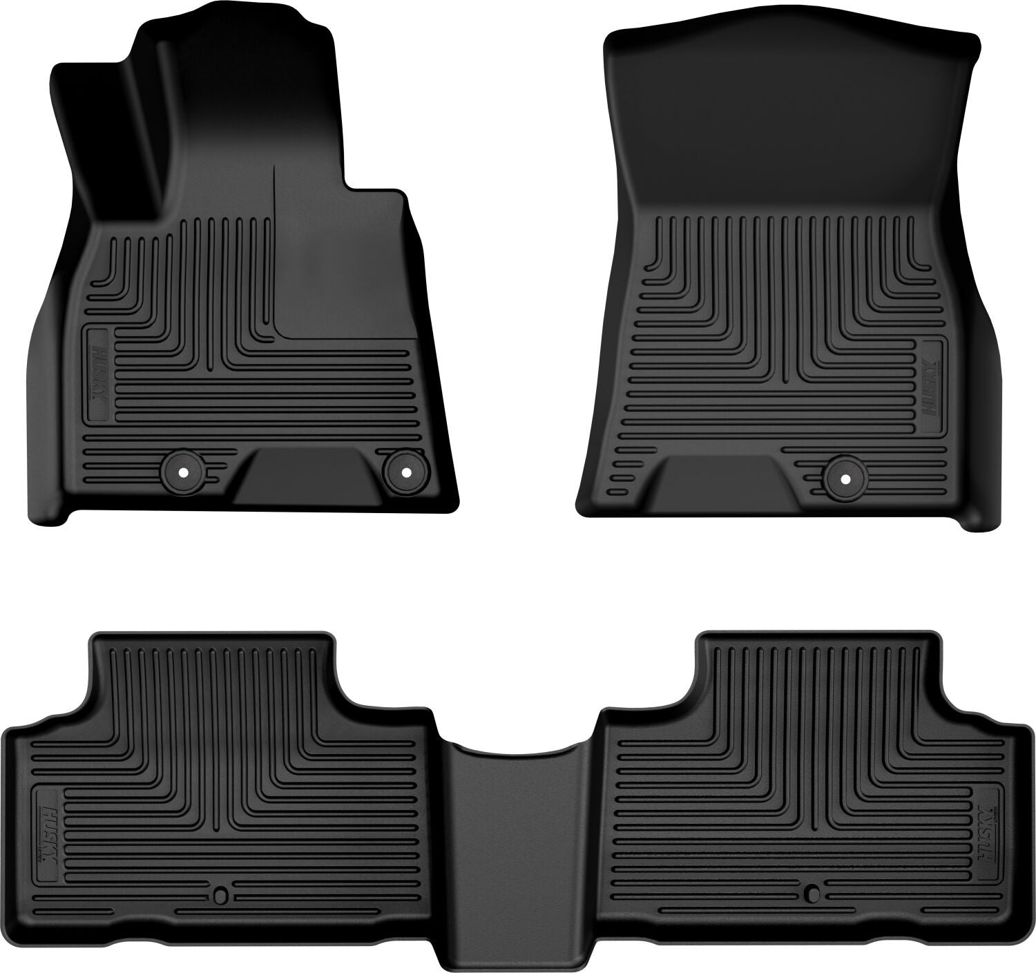 Husky Weatherbeater Front & 2nd Seat Floor Liners 96901 by Husky Liners