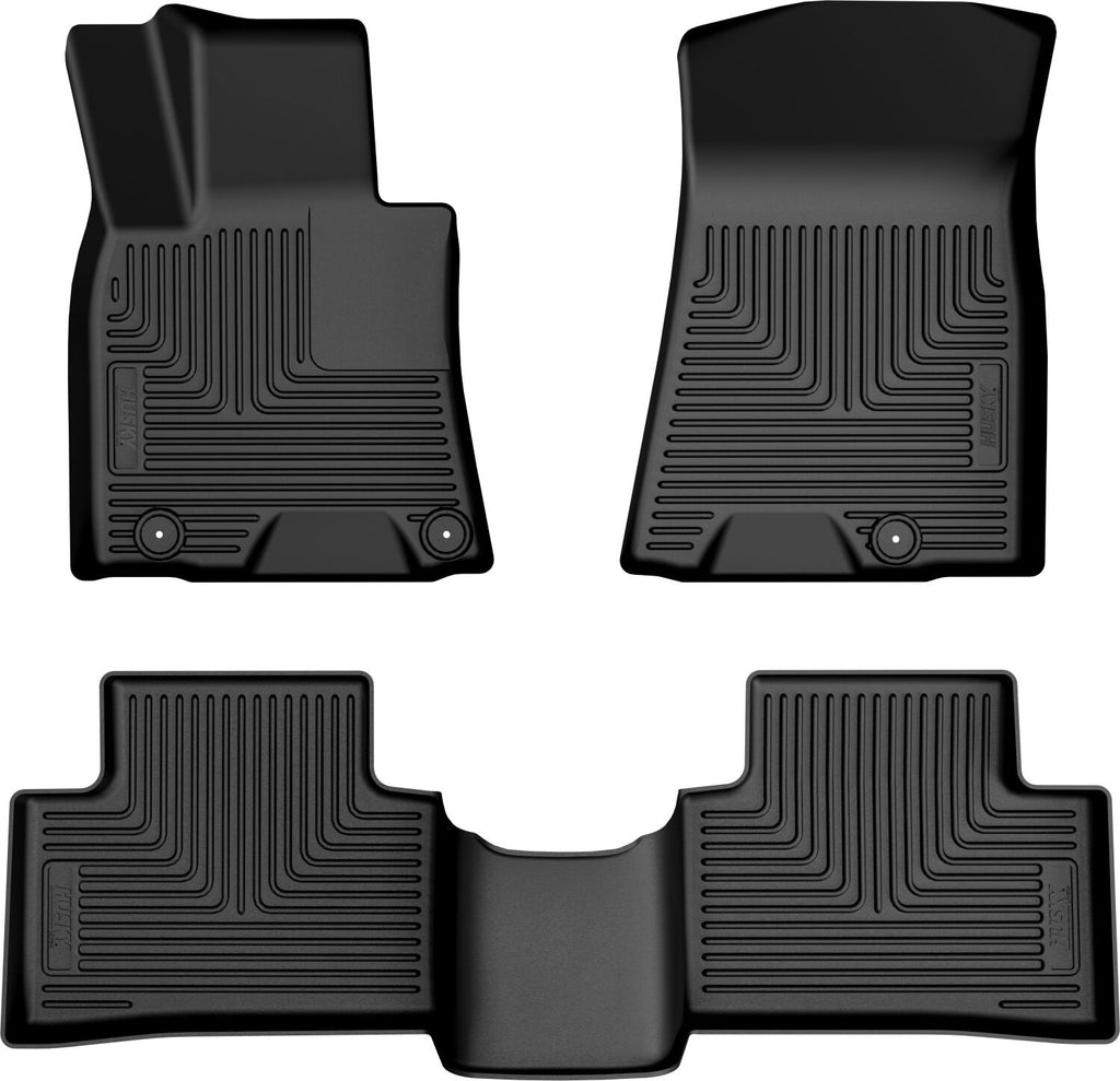 Husky Weatherbeater Front & 2nd Seat Floor Liners 96911 by Husky Liners