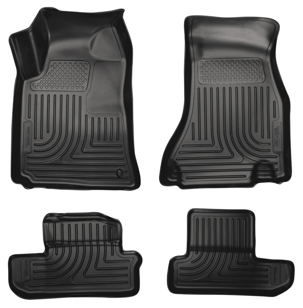 Husky Liners Weatherbeater - Front & 2nd Seat Floor Liners 98021 by Husky Liners