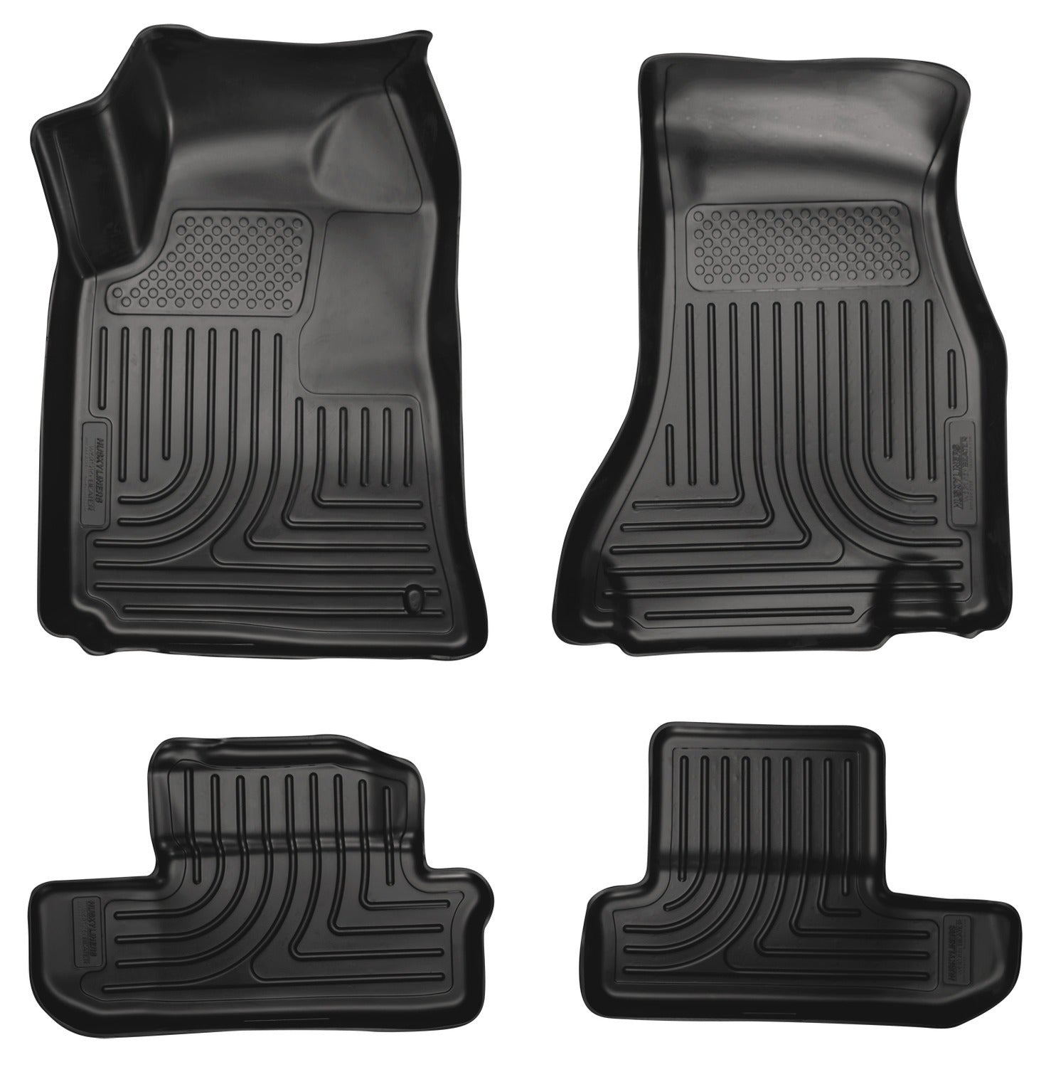 Husky Liners Weatherbeater - Front & 2nd Seat Floor Liners 98021 by Husky Liners