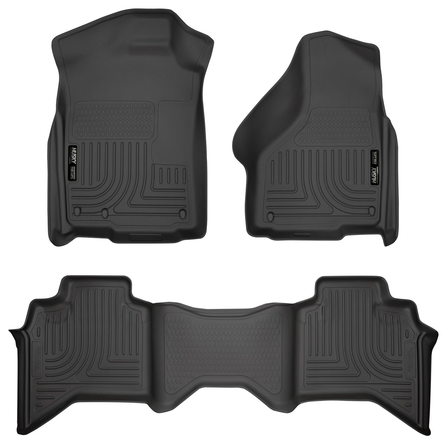 Husky Liners Weatherbeater - Front & 2nd Seat Floor Liners 98031 by Husky Liners