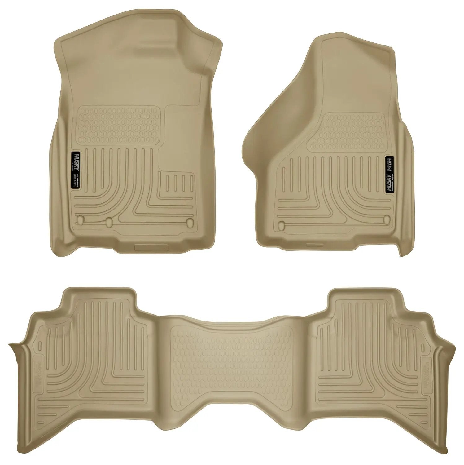 Weatherbeater - Front & 2nd Seat Floor Liners by Husky Liners