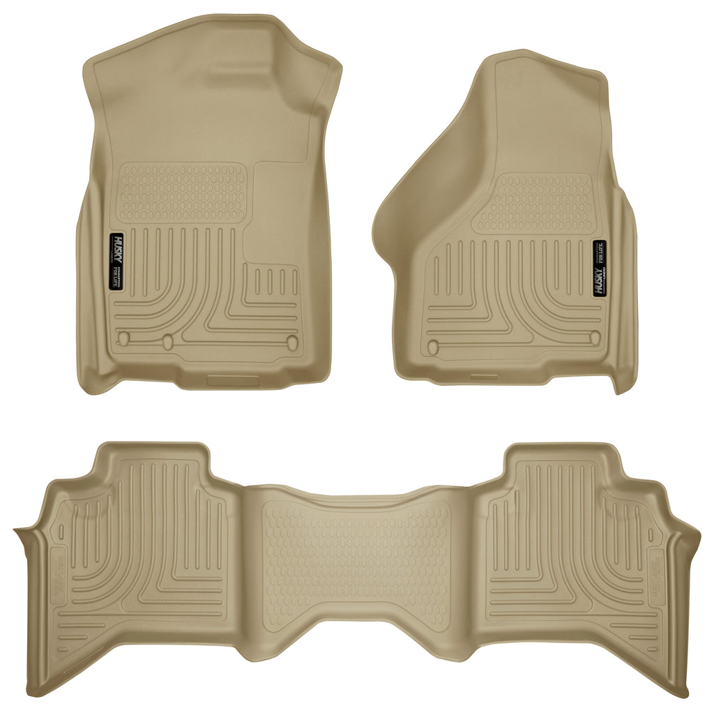 Weatherbeater - Front & 2nd Seat Floor Liners by Husky Liners