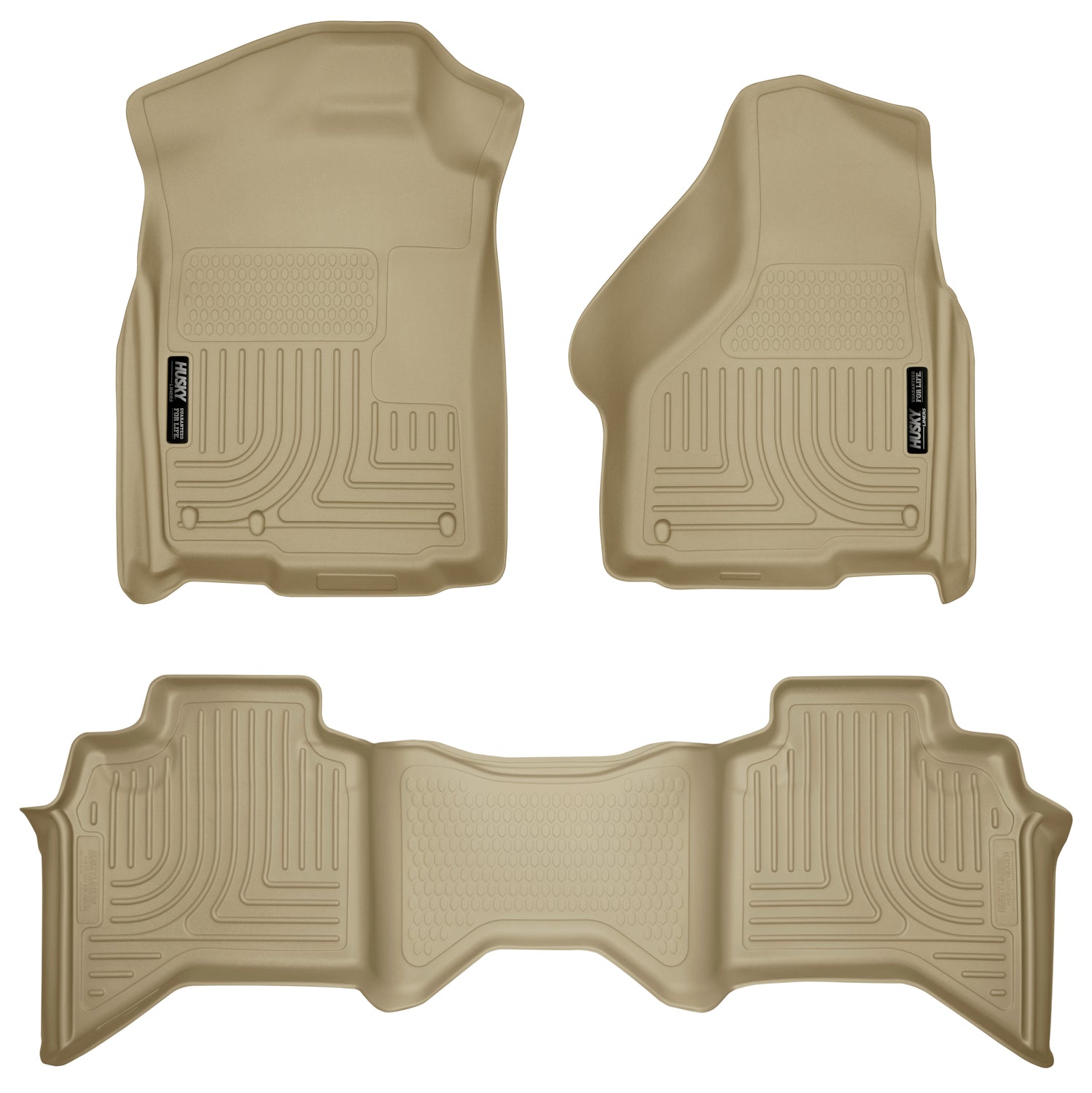 Weatherbeater - Front & 2nd Seat Floor Liners by Husky Liners