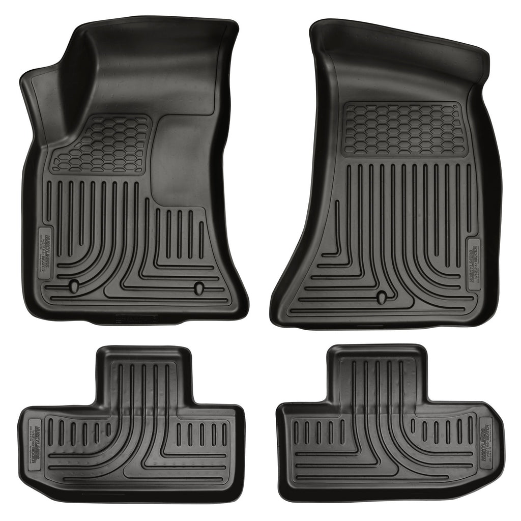 Husky Liners Weatherbeater - Front & 2nd Seat Floor Liners 98071 by Husky Liners
