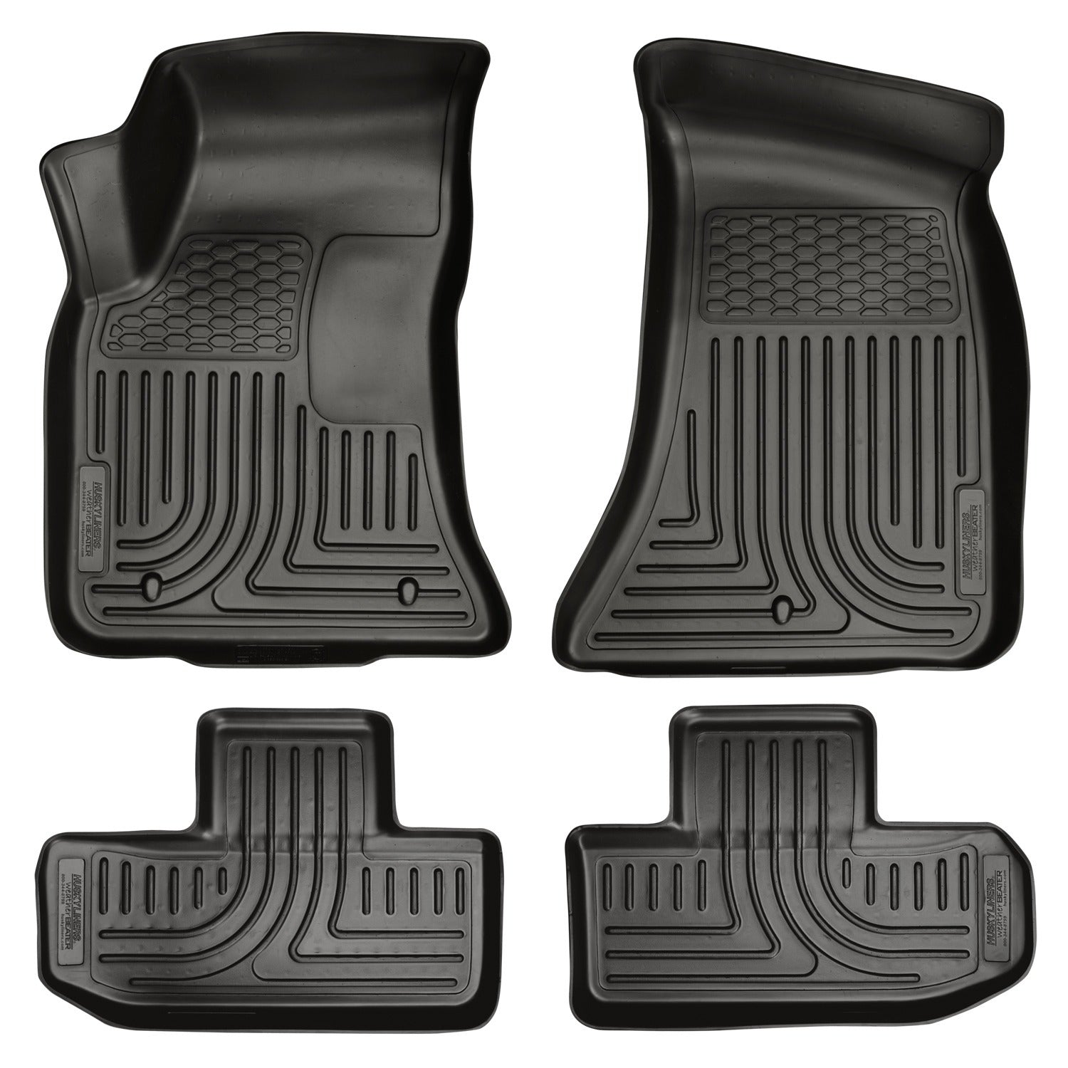 Husky Liners Weatherbeater - Front & 2nd Seat Floor Liners 98071 by Husky Liners
