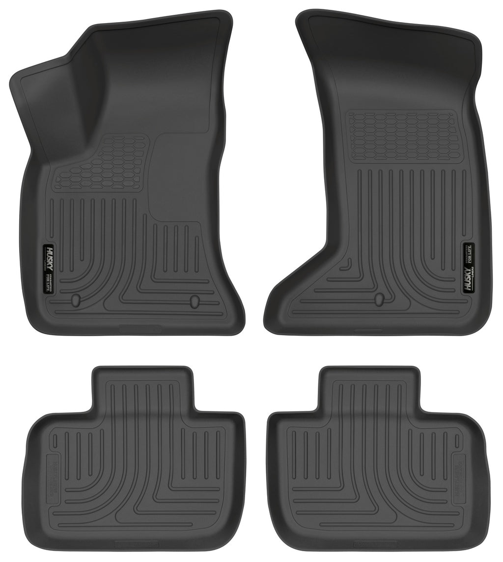 Husky Liners Weatherbeater - Front & 2nd Seat Floor Liners 98081 by Husky Liners