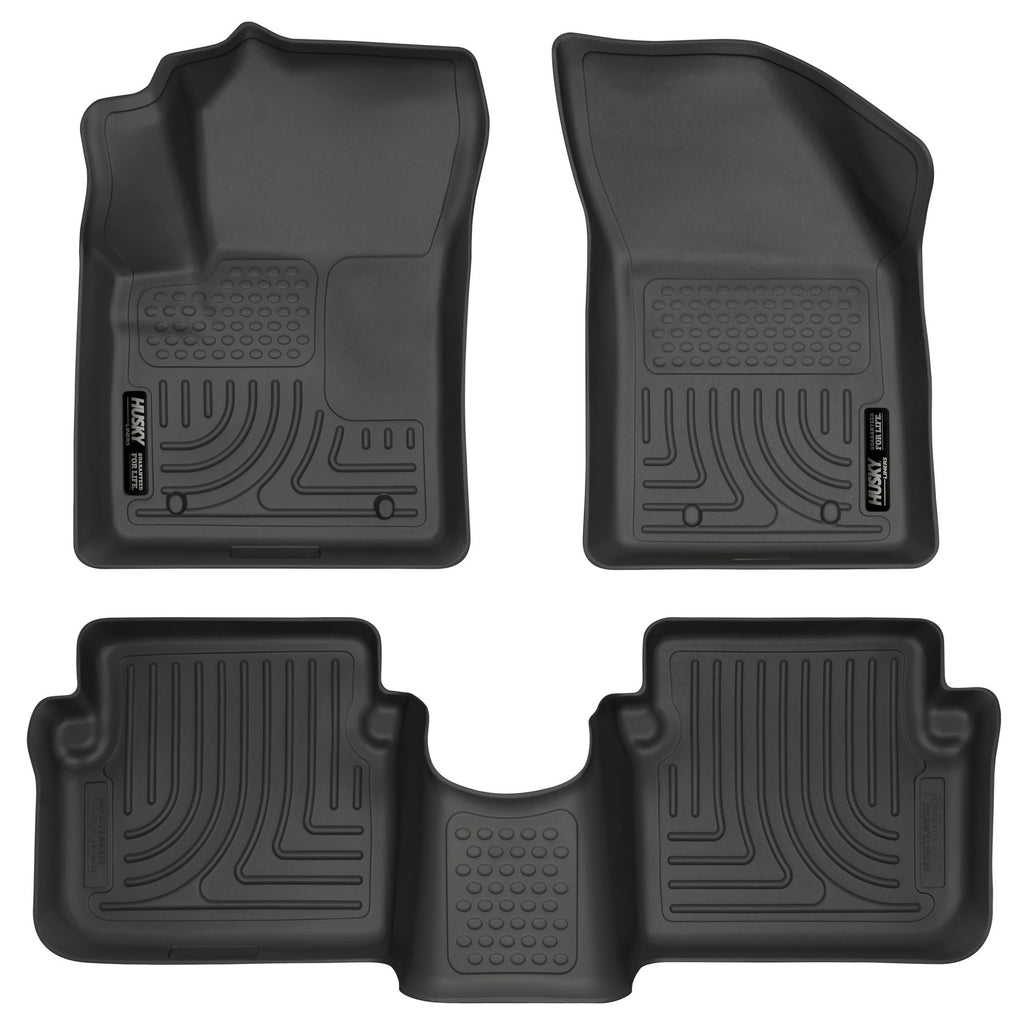 Husky Liners Weatherbeater - Front & 2nd Seat Floor Liners 98091 by Husky Liners
