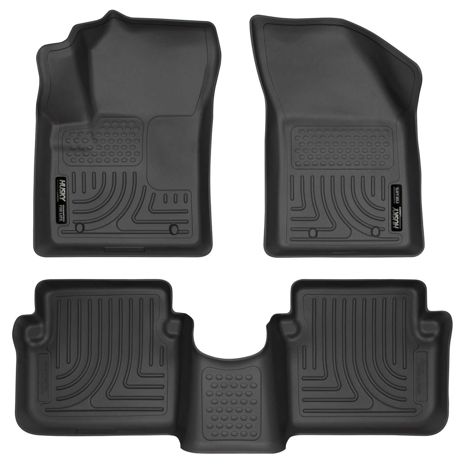Husky Liners Weatherbeater - Front & 2nd Seat Floor Liners 98091 by Husky Liners