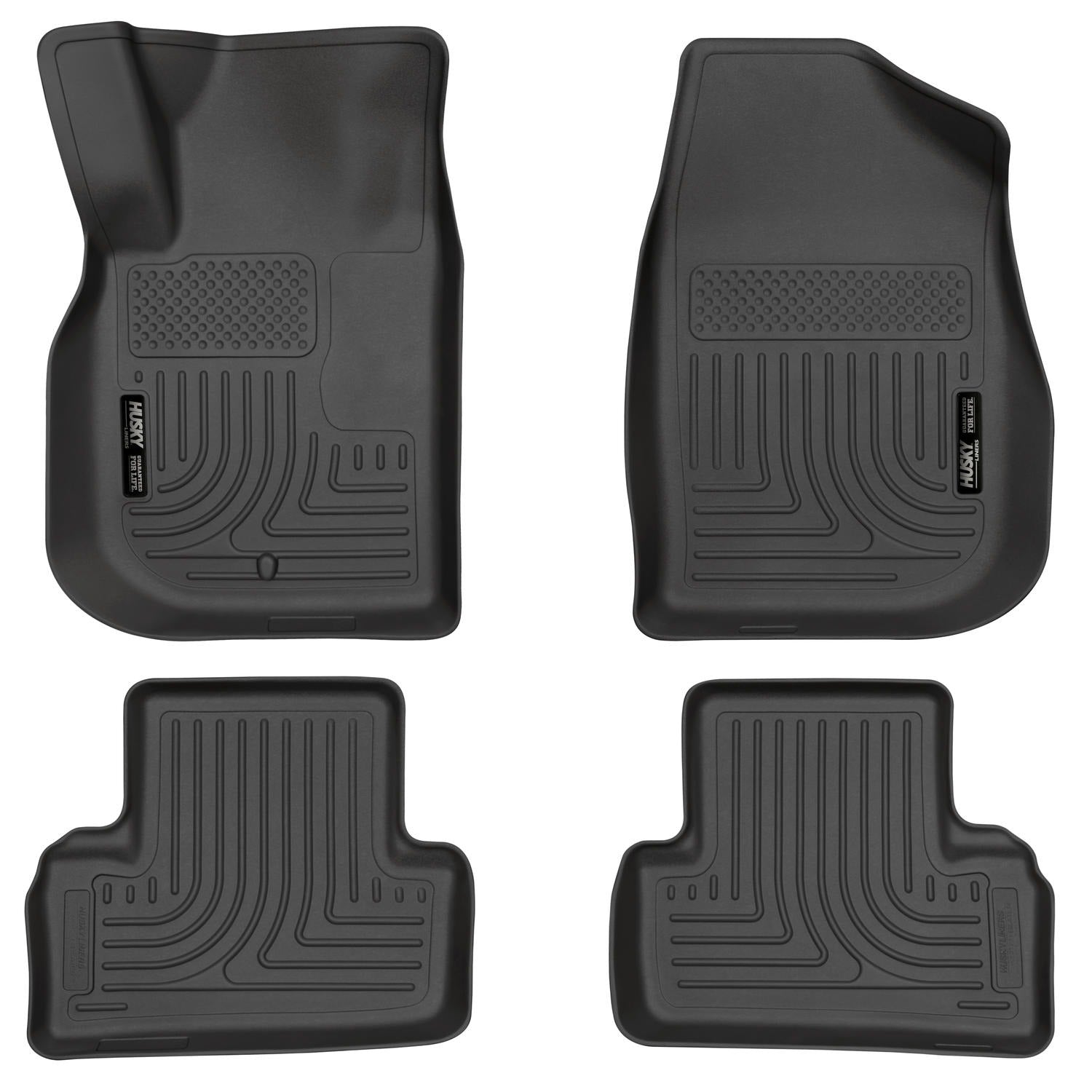 Husky Liners Weatherbeater - Front & 2nd Seat Floor Liners 98101 by Husky Liners