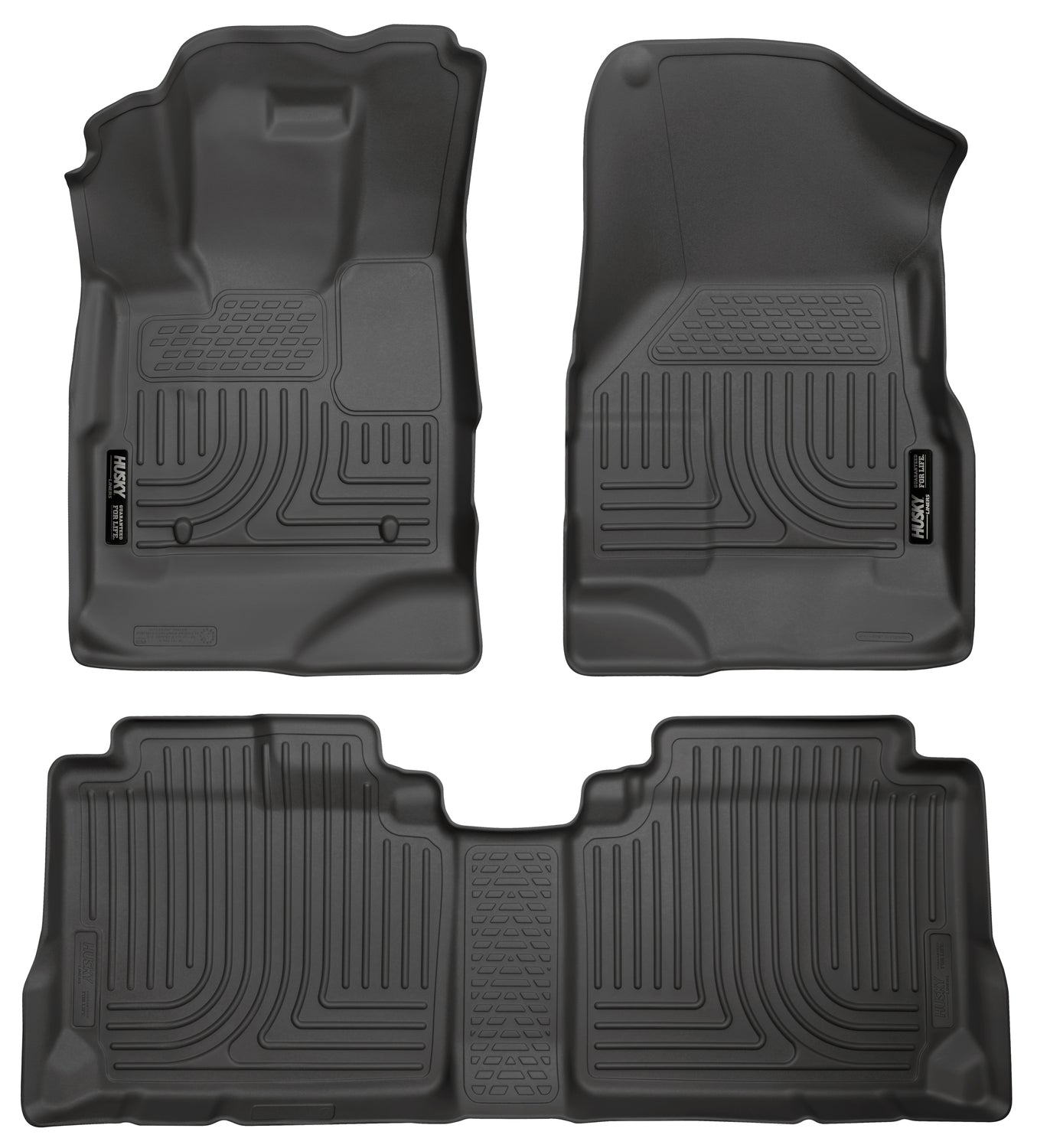 Weatherbeater - Front & 2nd Seat Floor Liners by Husky Liners