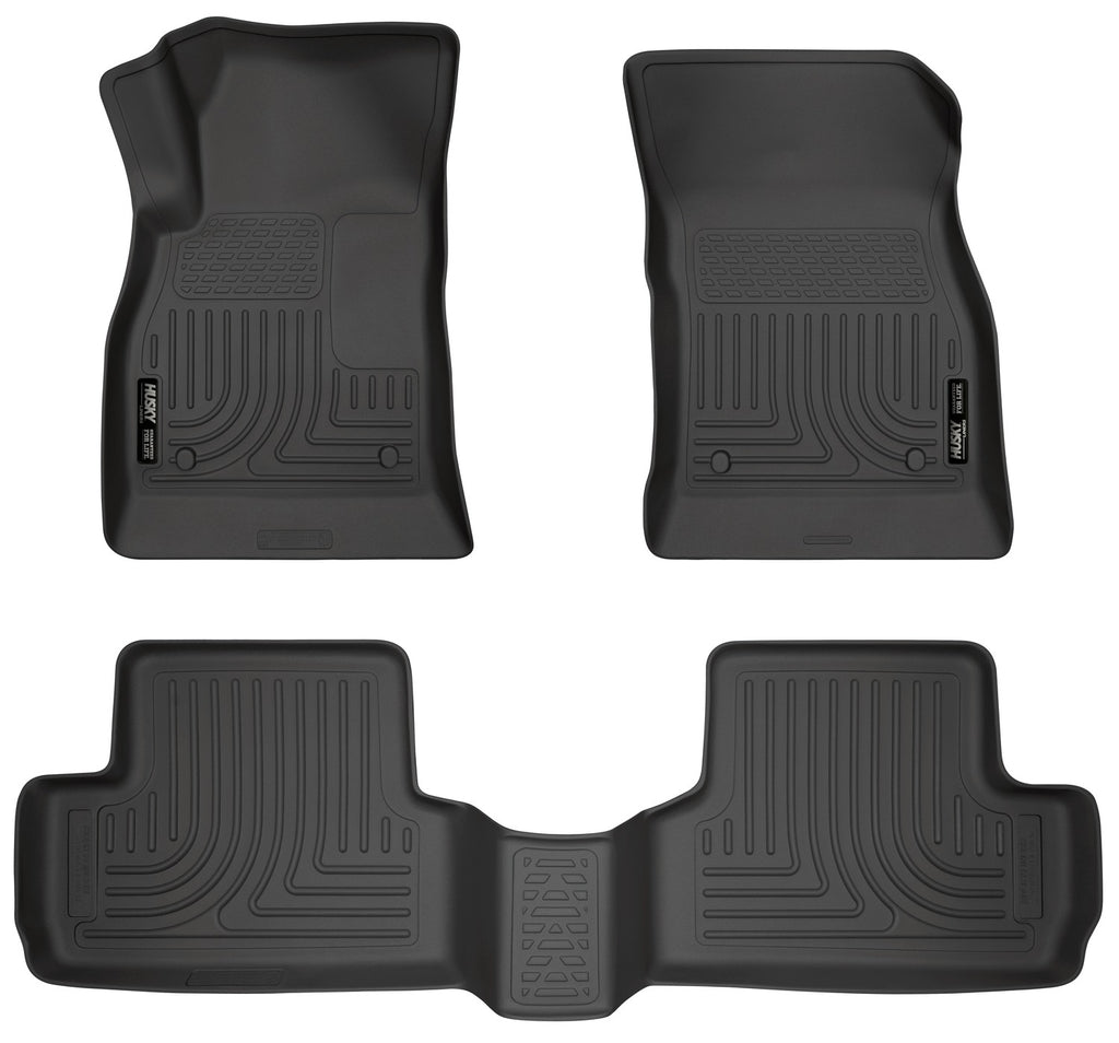 Husky Liners Weatherbeater - Front & 2nd Seat Floor Liners 98171 by Husky Liners