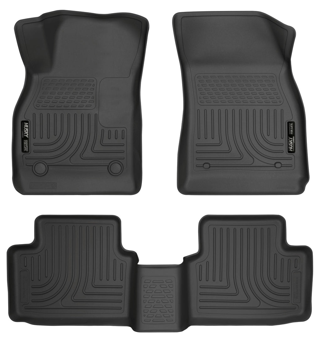 Husky Liners Weatherbeater - Front & 2nd Seat Floor Liners 98191 by Husky Liners