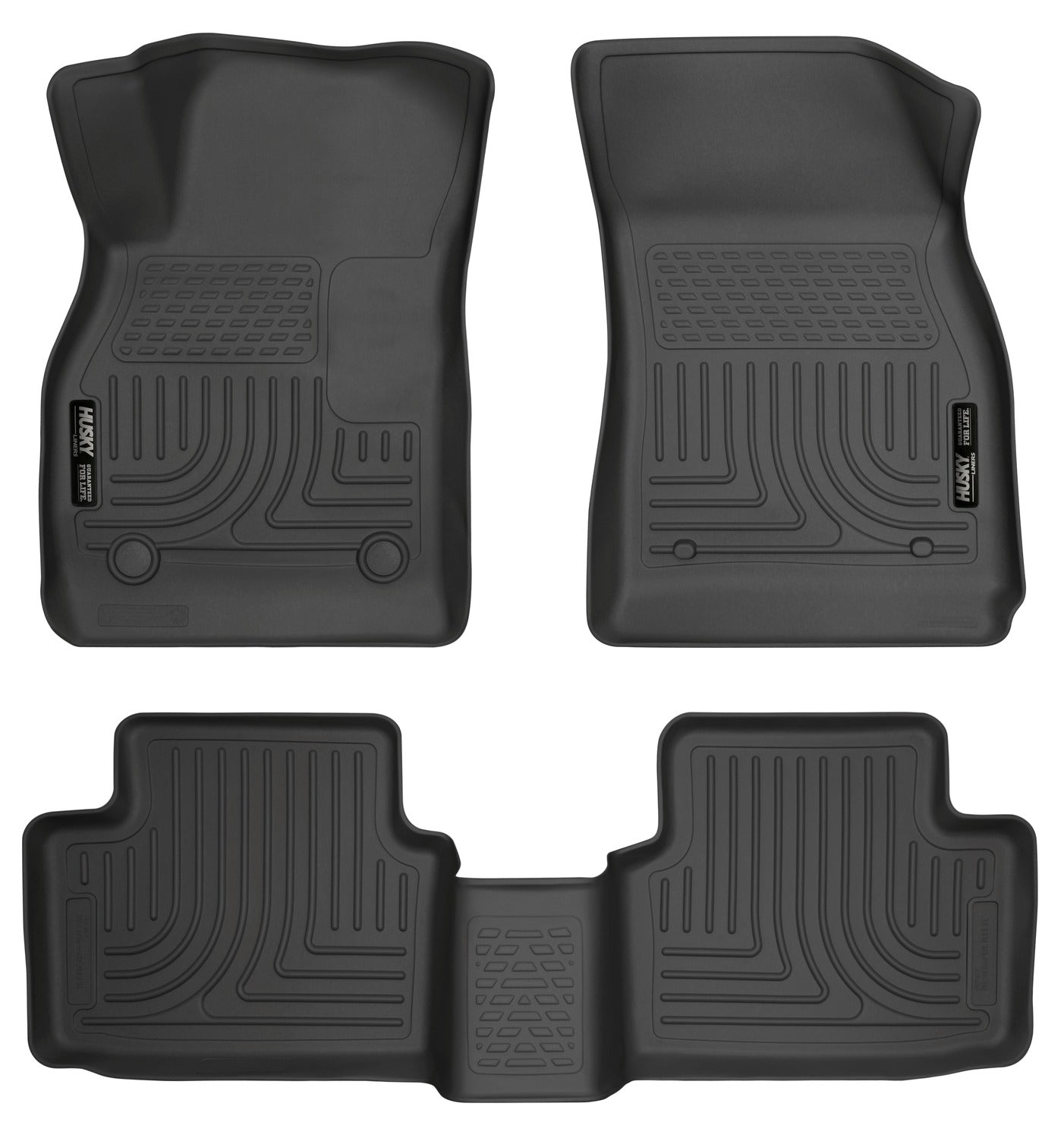 Husky Liners Weatherbeater - Front & 2nd Seat Floor Liners 98191 by Husky Liners