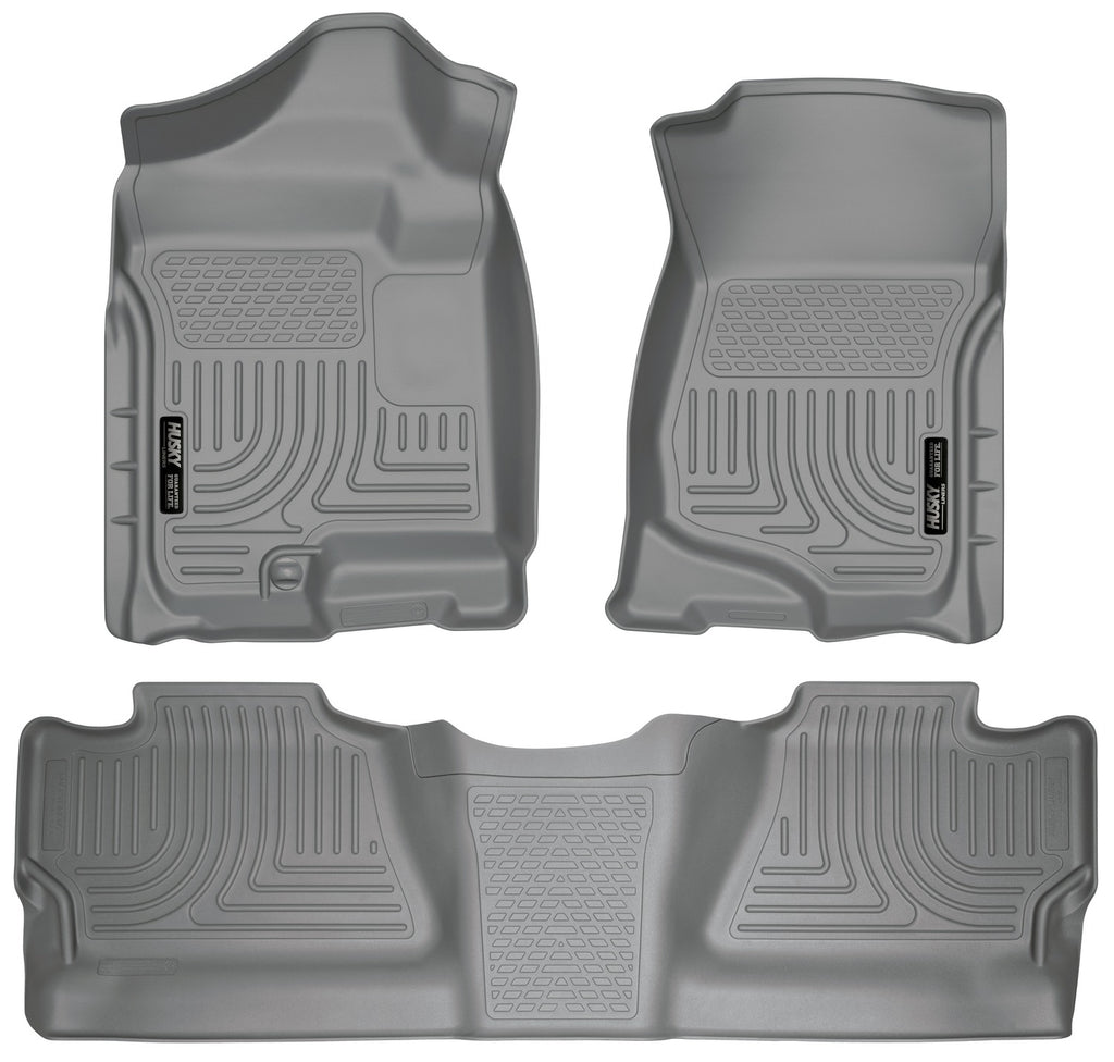 Husky Liners Weatherbeater - Front & 2nd Seat Floor Liners (Footwell Coverage) 98202 by Husky Liners