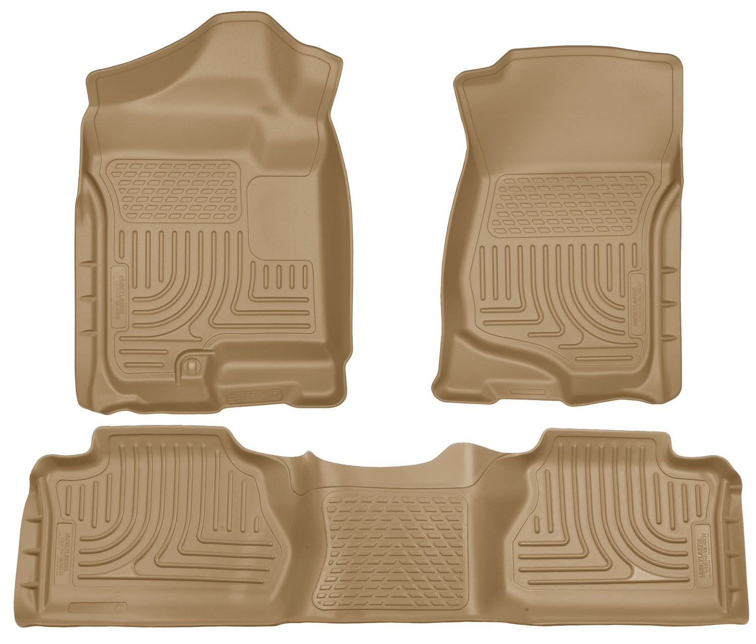 Husky Liners Weatherbeater - Front & 2nd Seat Floor Liners (Footwell Coverage) 98213 by Husky Liners