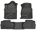 Weatherbeater - Front & 2nd Seat Floor Liners (Footwell Coverage) by Husky Liners
