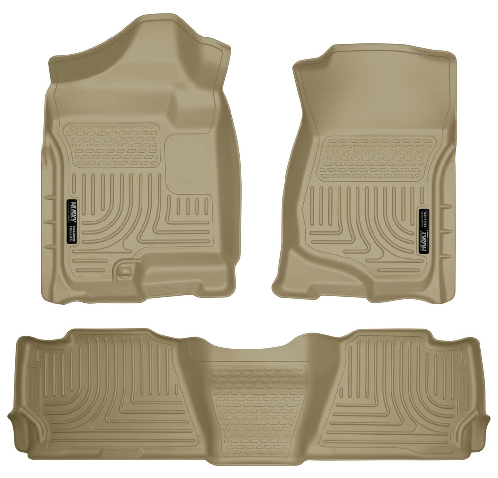 Husky Liners Weatherbeater - Front & 2nd Seat Floor Liners 98253 by Husky Liners