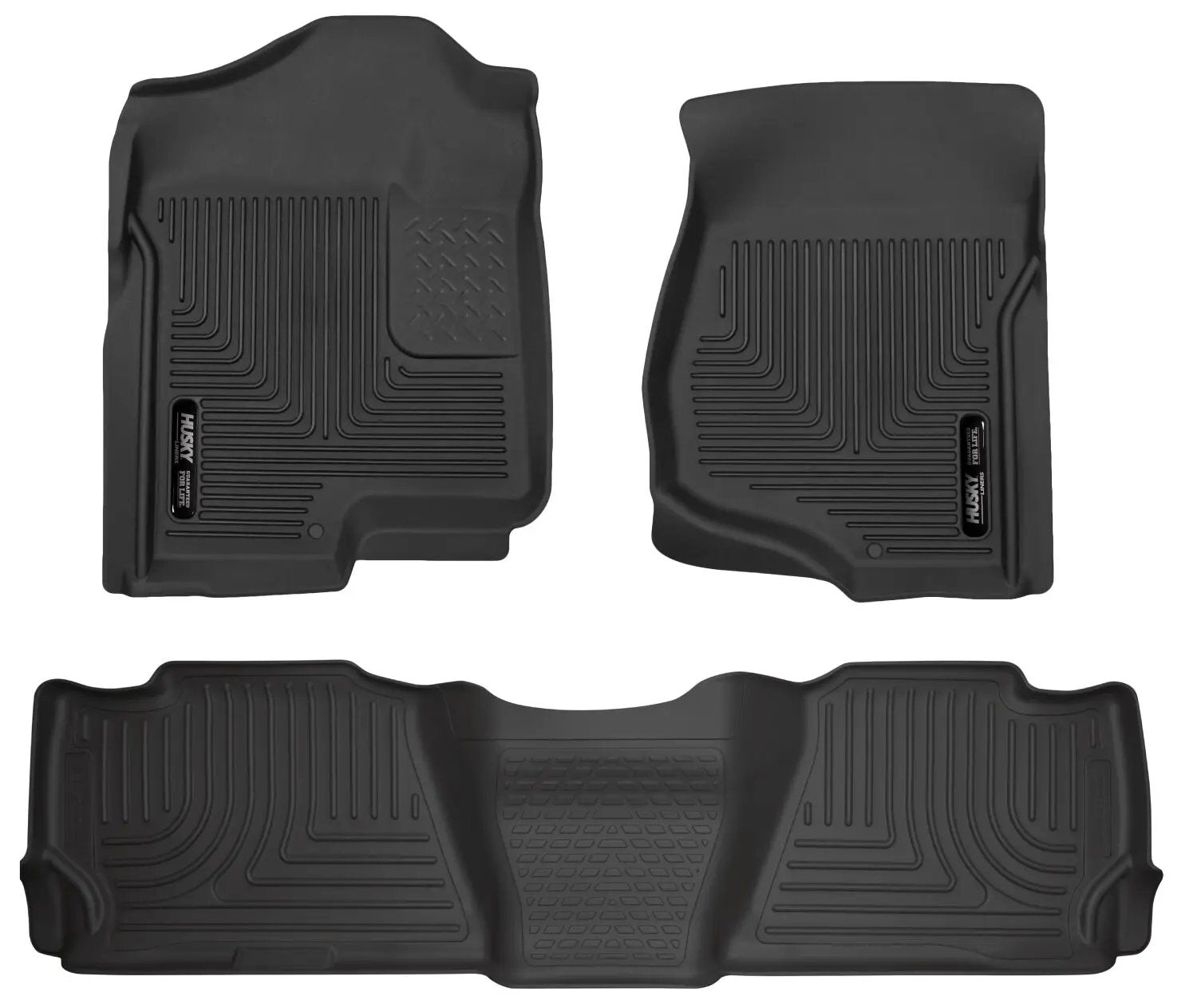 Weatherbeater - Front & 2nd Seat Floor Liners by Husky Liners