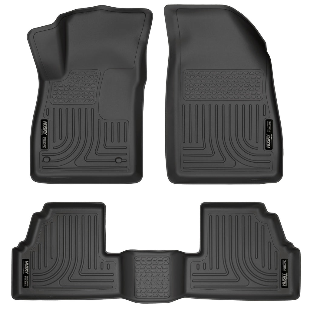 Husky Liners Weatherbeater - Front & 2nd Seat Floor Liners 98271 by Husky Liners