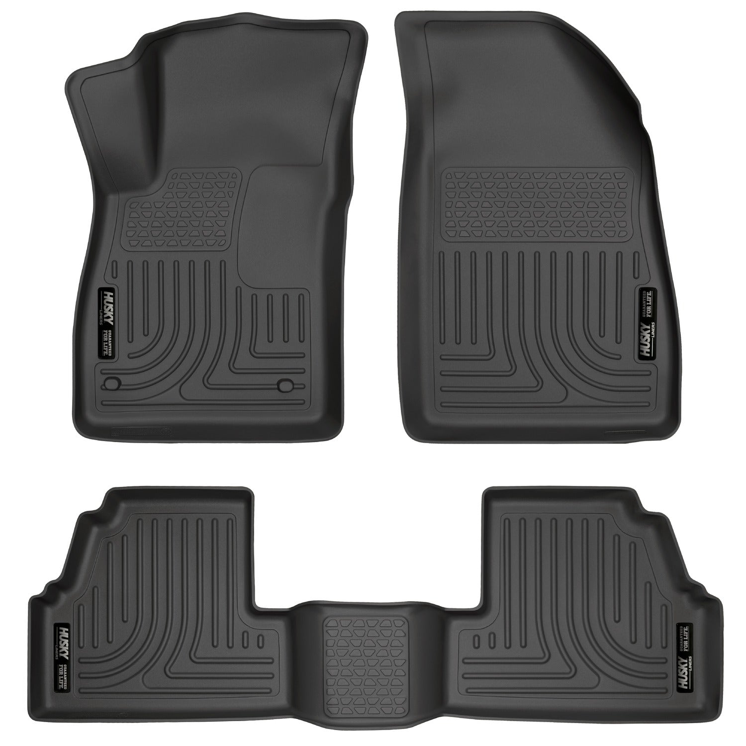 Husky Liners Weatherbeater - Front & 2nd Seat Floor Liners 98271 by Husky Liners