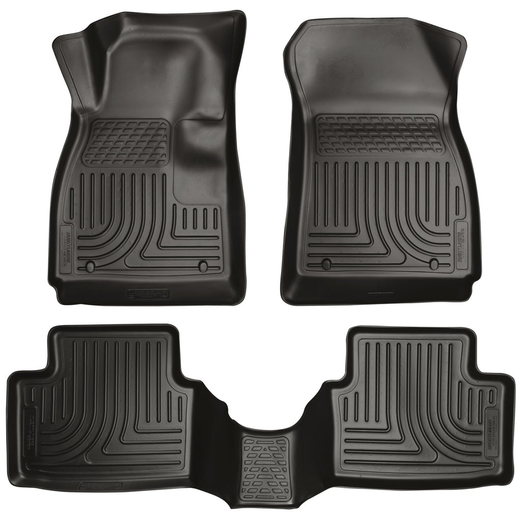 Husky Liners Weatherbeater - Front & 2nd Seat Floor Liners 98291 by Husky Liners