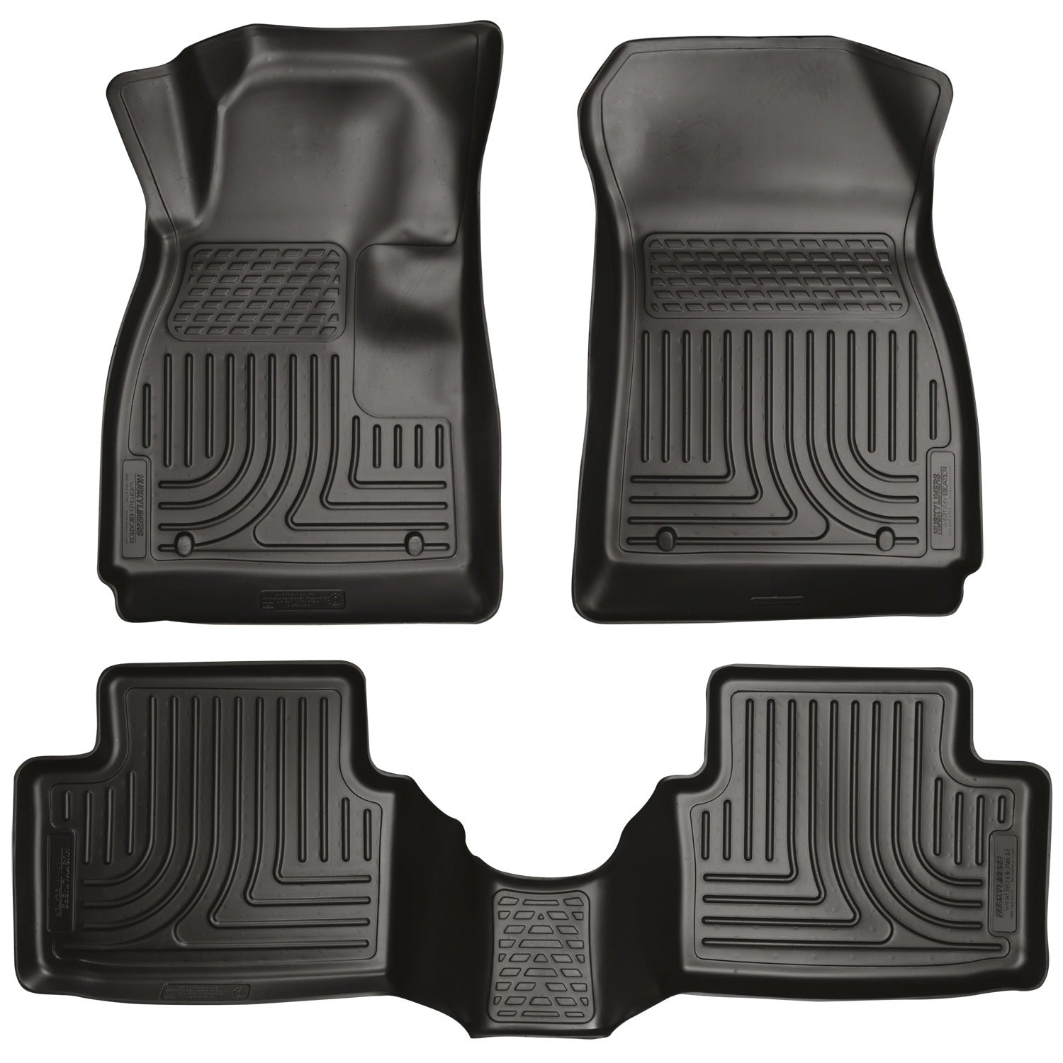 Husky Liners Weatherbeater - Front & 2nd Seat Floor Liners 98291 by Husky Liners