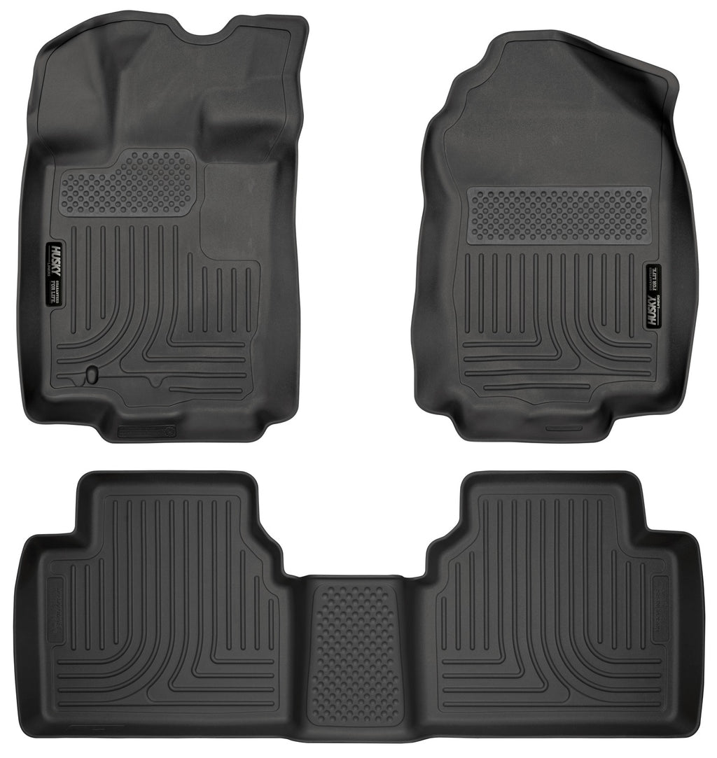 Husky Liners Weatherbeater - Front & 2nd Seat Floor Liners 98361 by Husky Liners