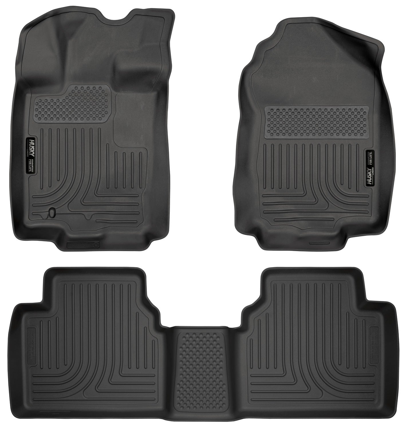 Husky Liners Weatherbeater - Front & 2nd Seat Floor Liners 98361 by Husky Liners