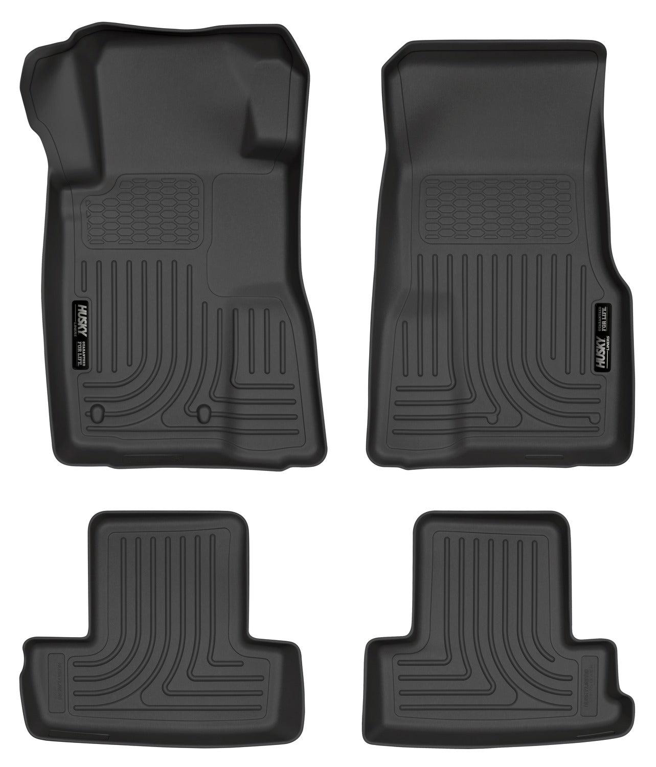 Husky Liners Weatherbeater - Front & 2nd Seat Floor Liners 98371 by Husky Liners