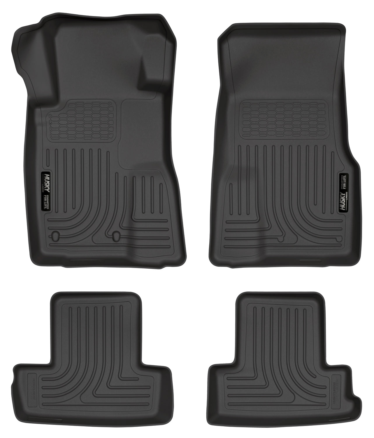 Weatherbeater - Front & 2nd Seat Floor Liners by Husky Liners