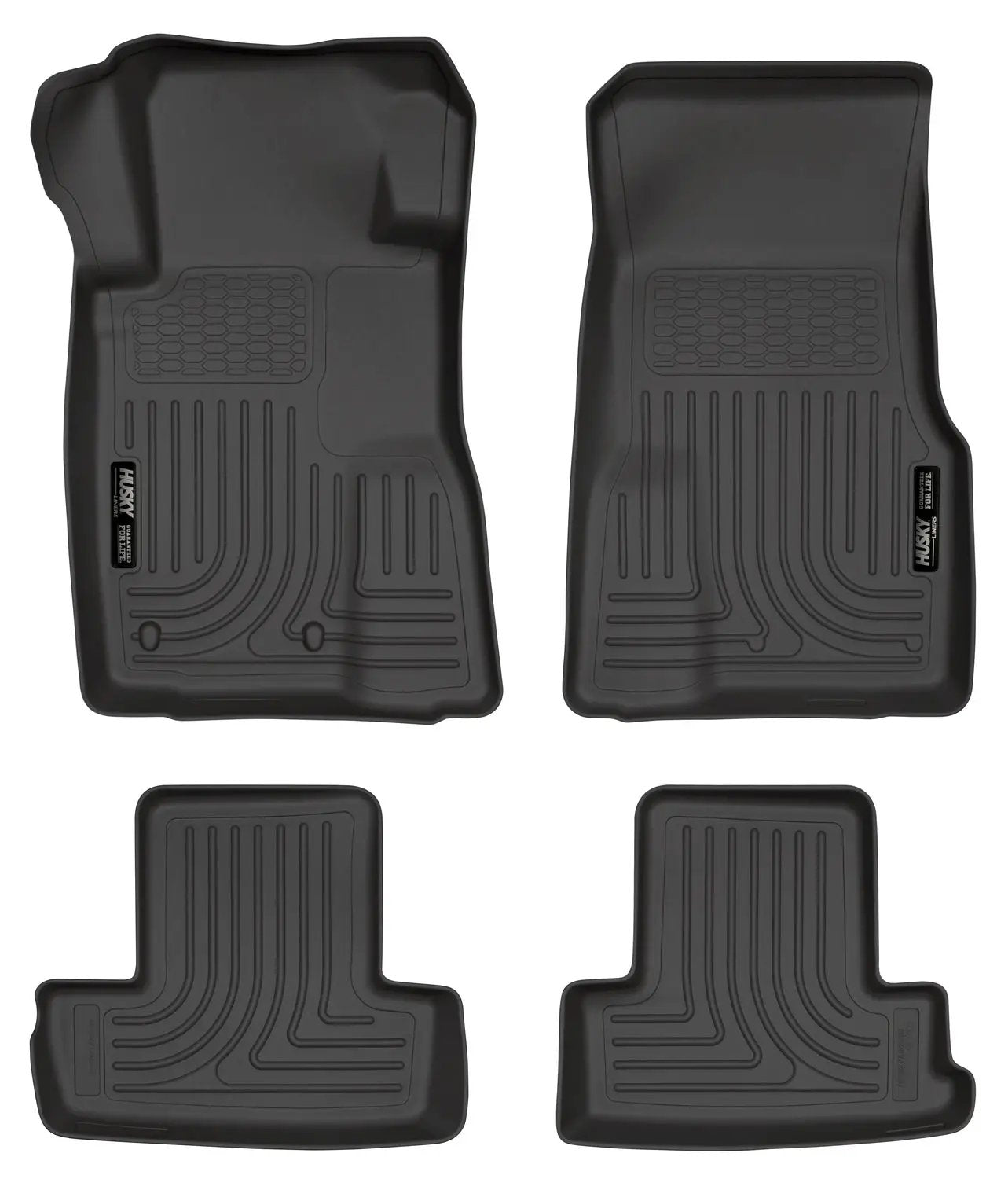 Weatherbeater - Front & 2nd Seat Floor Liners by Husky Liners