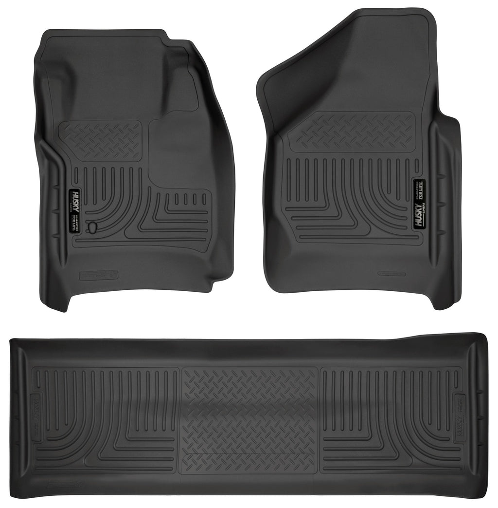 Husky Liners Weatherbeater - Front & 2nd Seat Floor Liners (Footwell Coverage) 98381 by Husky Liners