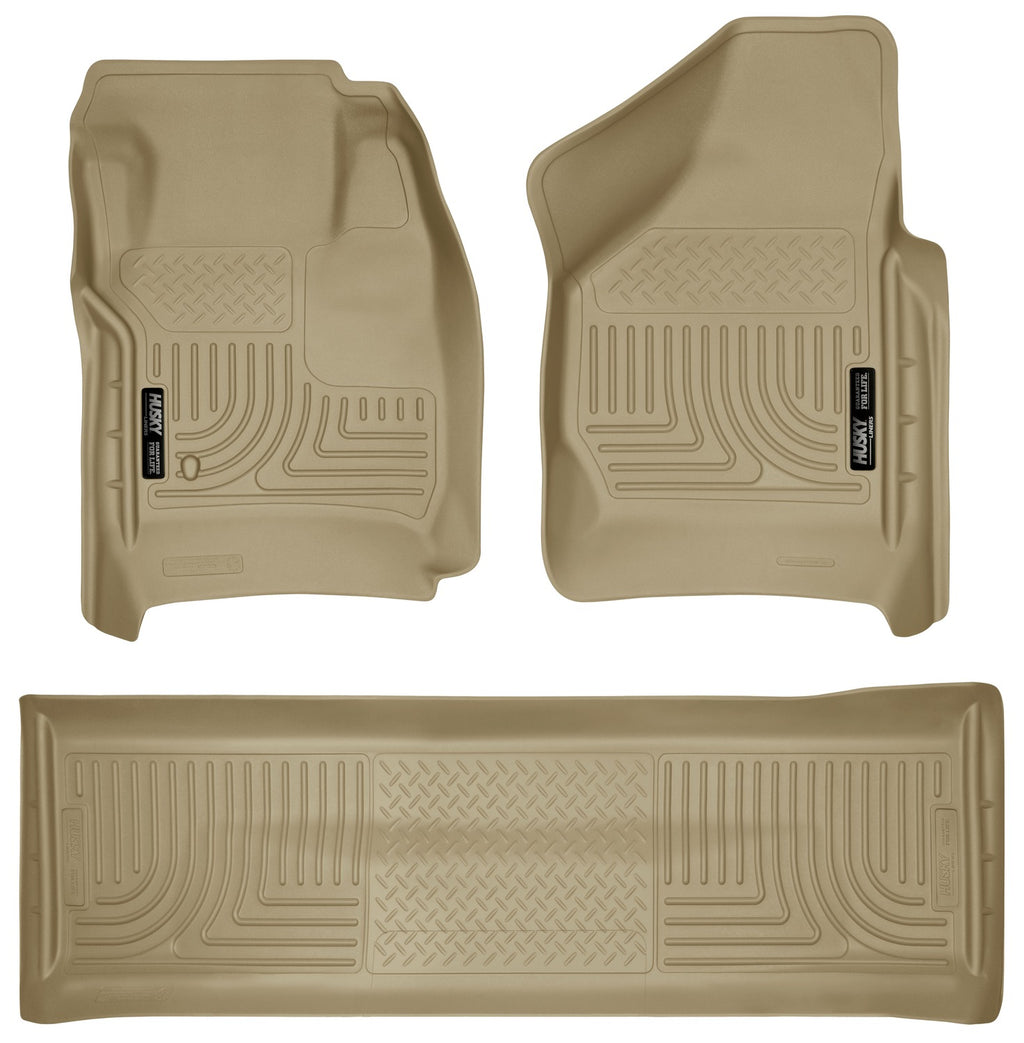 Husky Liners Weatherbeater - Front & 2nd Seat Floor Liners (Footwell Coverage) 98383 by Husky Liners