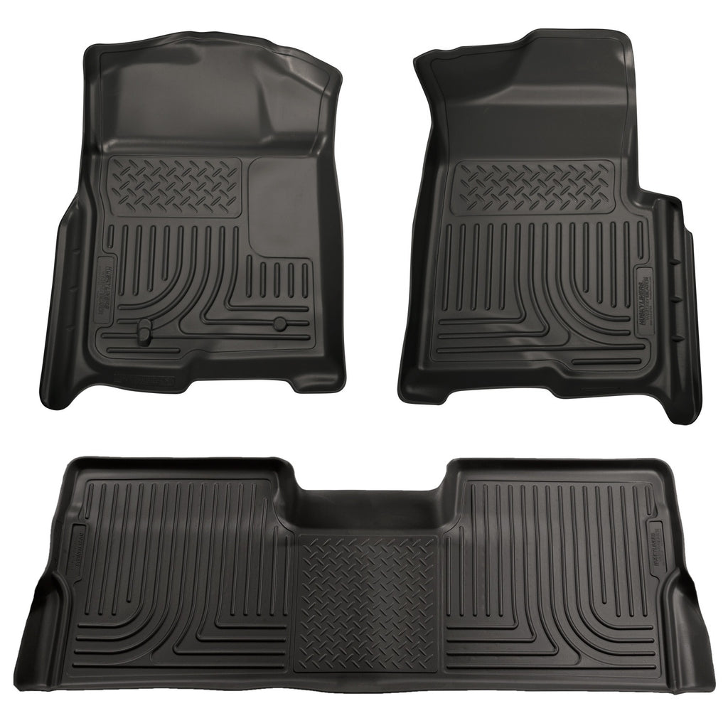 Husky Liners Weatherbeater - Front & 2nd Seat Floor Liners (Footwell Coverage) 98391 by Husky Liners