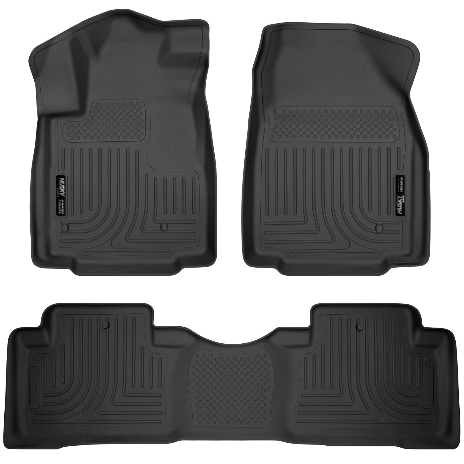 Husky Liners Weatherbeater - Front & 2nd Seat Floor Liners 98421 by Husky Liners