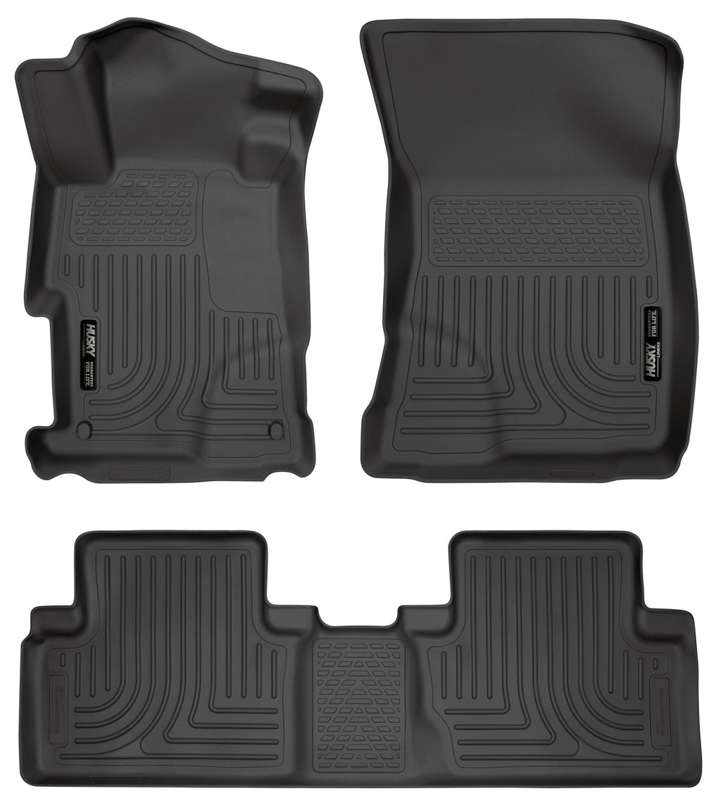 Husky Liners Weatherbeater - Front & 2nd Seat Floor Liners 98441 by Husky Liners