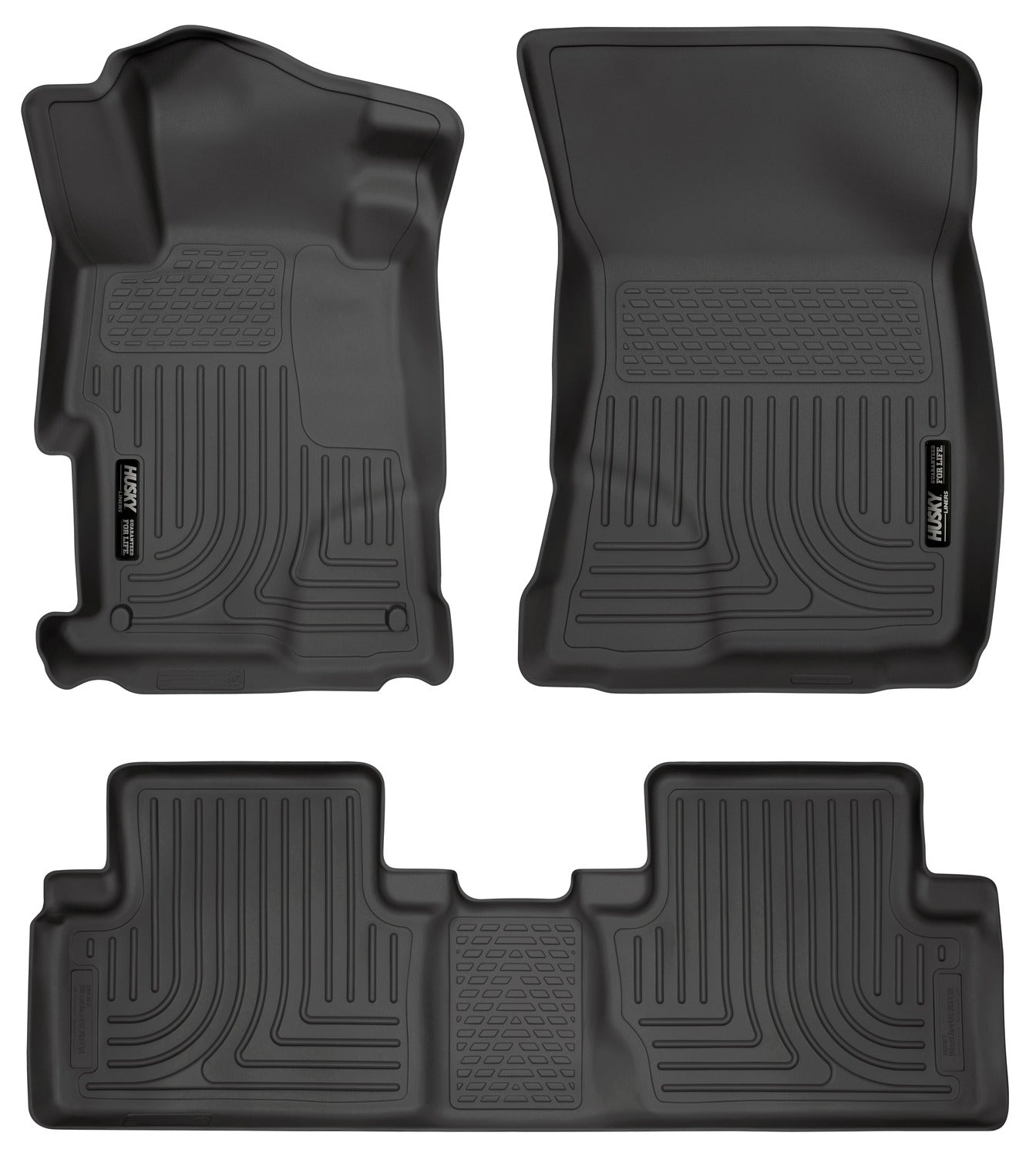 Husky Liners Weatherbeater - Front & 2nd Seat Floor Liners 98441 by Husky Liners