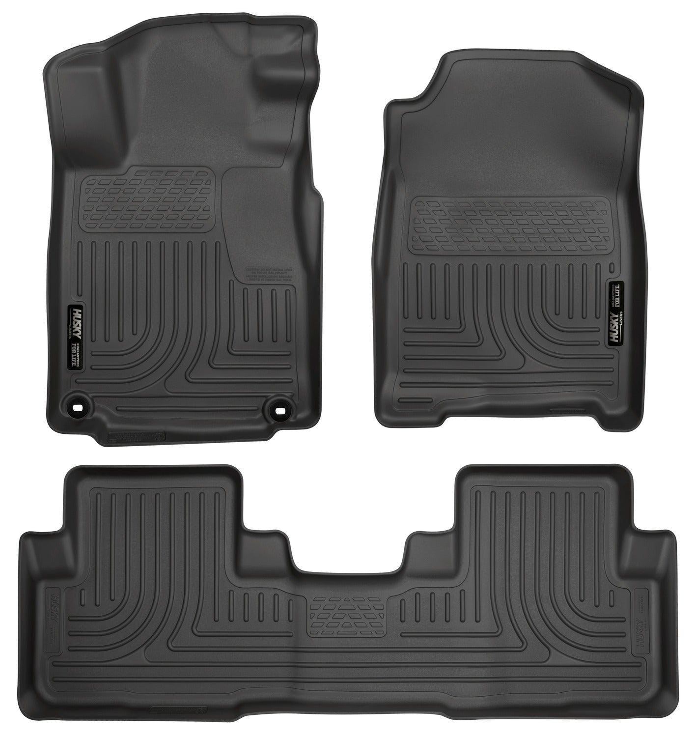 Husky Liners Weatherbeater - Front & 2nd Seat Floor Liners 98451 by Husky Liners