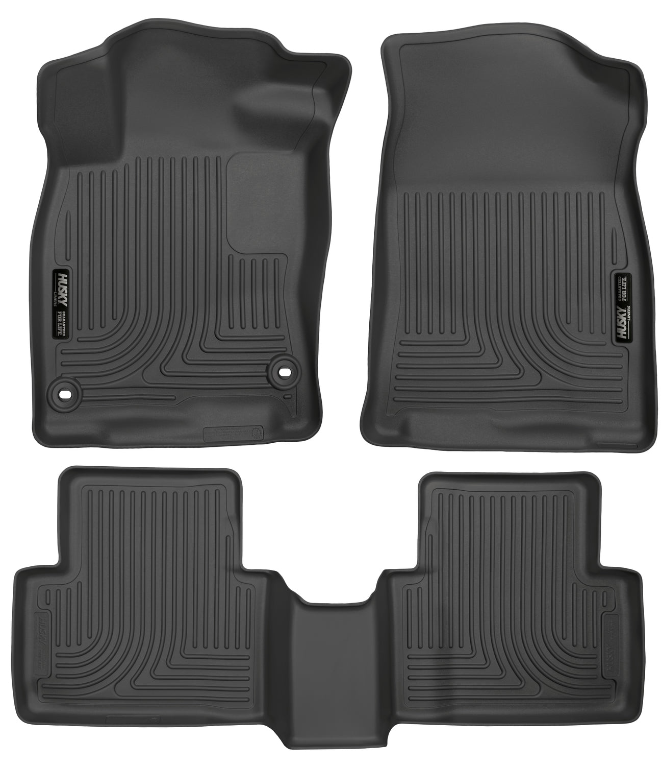 Weatherbeater - Front & 2nd Seat Floor Liners by Husky Liners