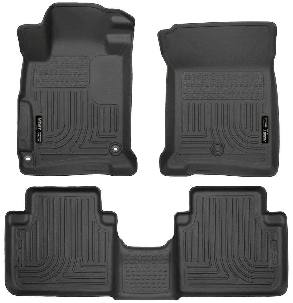 Weatherbeater - Front & 2nd Seat Floor Liners by Husky Liners