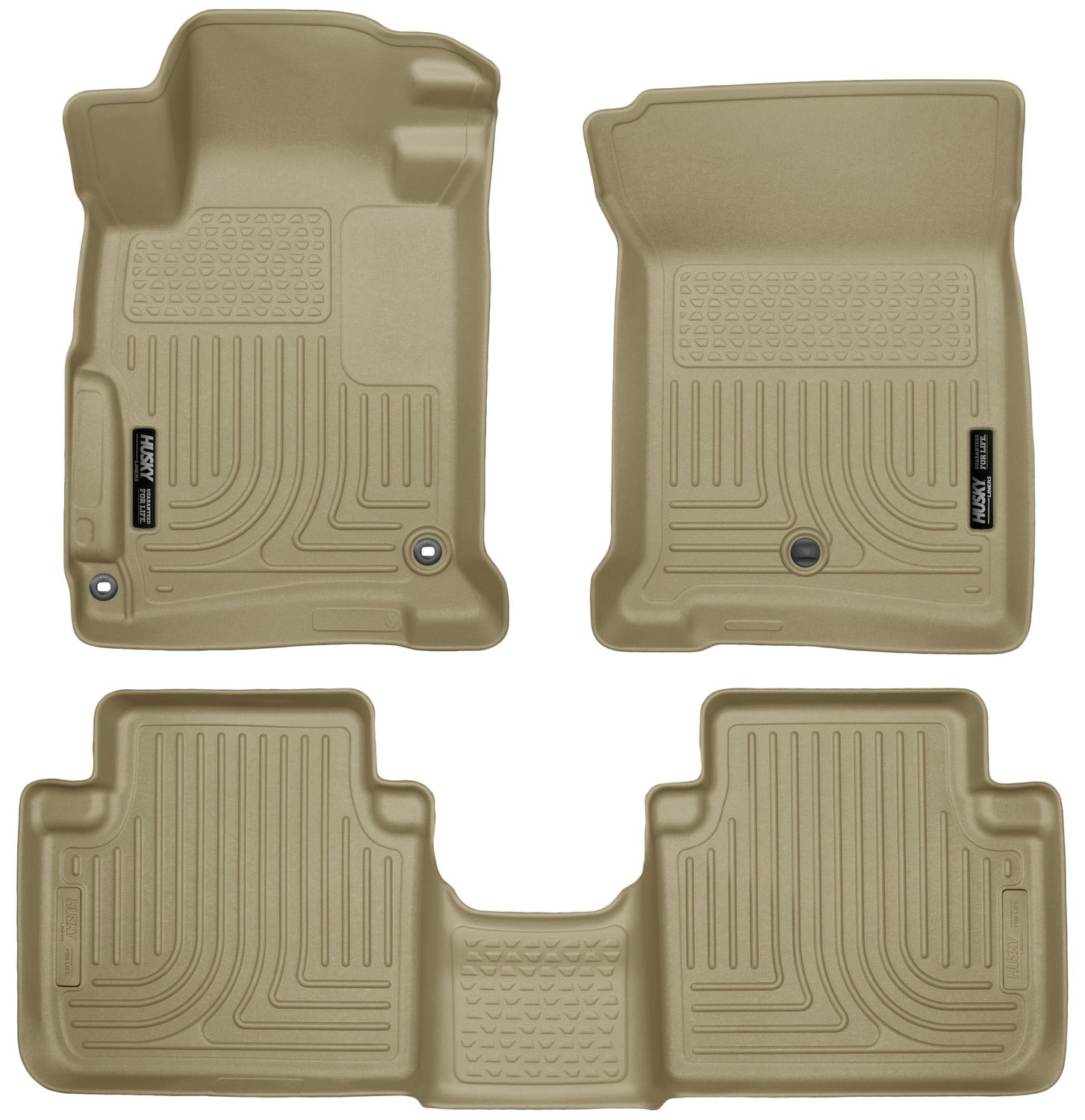 Husky Liners Weatherbeater - Front & 2nd Seat Floor Liners 98483 by Husky Liners
